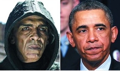 Obama looks like the Devil?<BR>奧巴馬和'撒旦'撞臉?(圖)