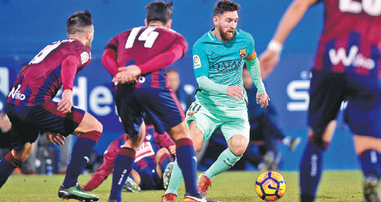 Barca biting at leader's heels