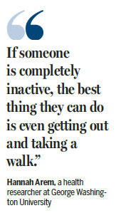 It's all good: Any exercise cuts risk of death, study finds