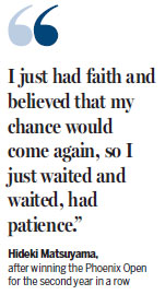 Hideki repeats his Phoenix feat