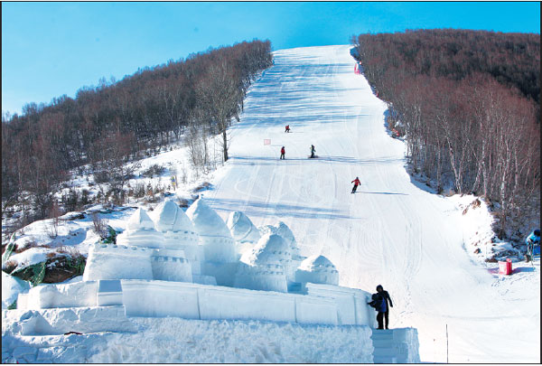 China takes plunge into snow biz