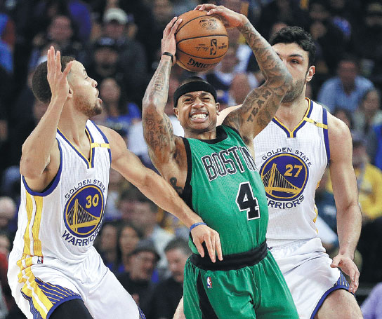 Boston bosses wayward Warriors