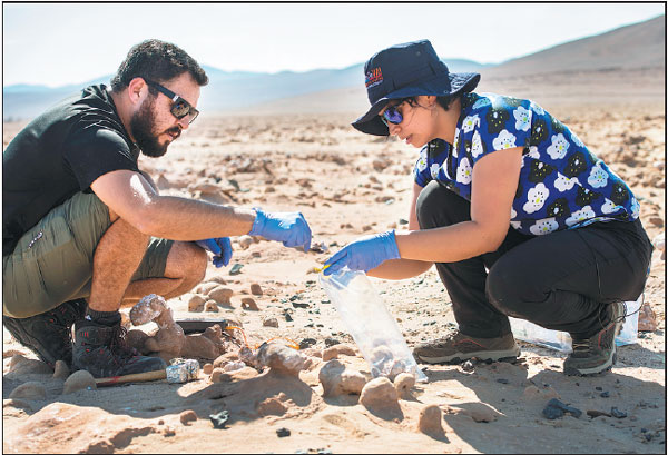 Chile desert combed for Mars clues