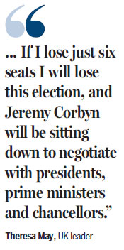 Polls show UK's May losing ground after policies are laid out