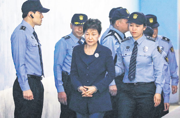 Ousted S. Korean leader goes on trial