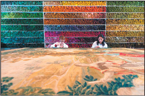 Bringing ancient tapestries back to their former glory