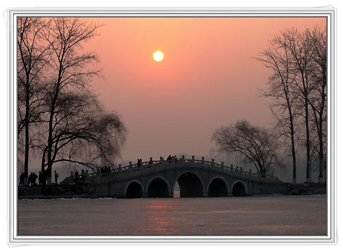 The winter at Yuyuantan Park