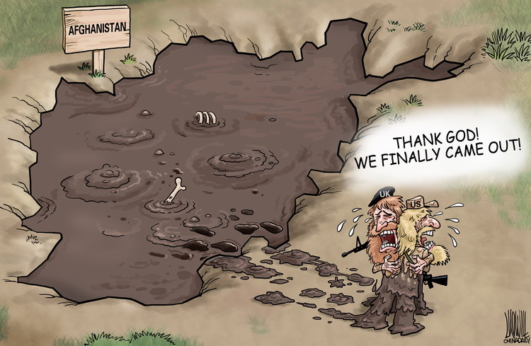 International ties in cartoons