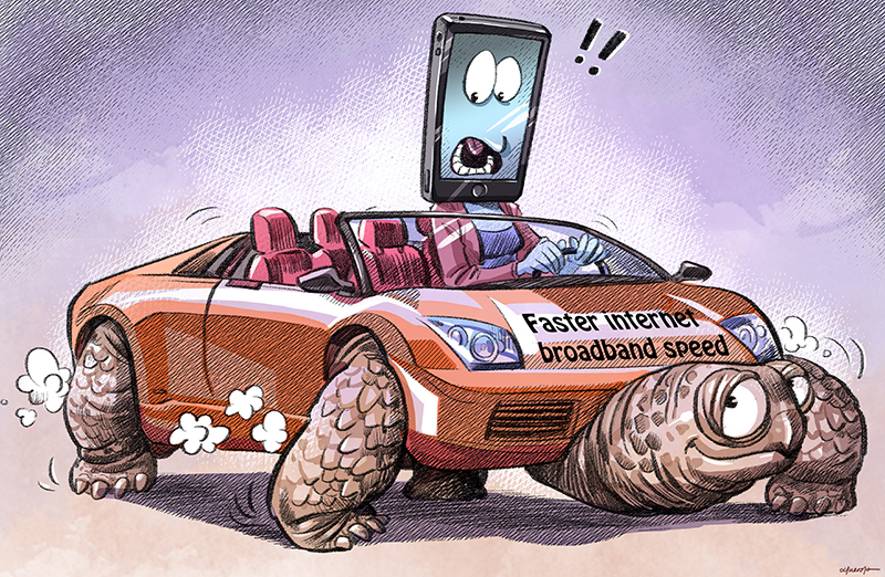 Faster internet broadband speed