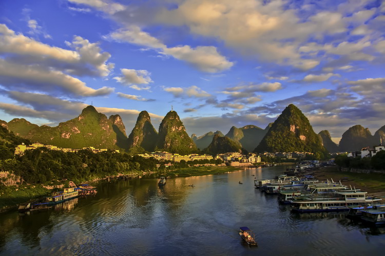 Yangshuo, a county of karst landforms