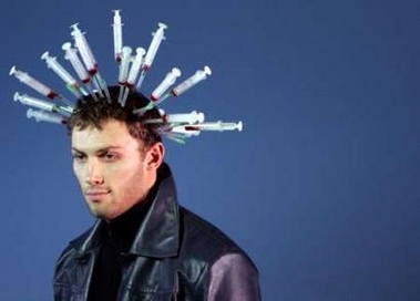 Syringe and condom style