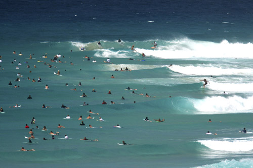 Surfers' paradise in Australia