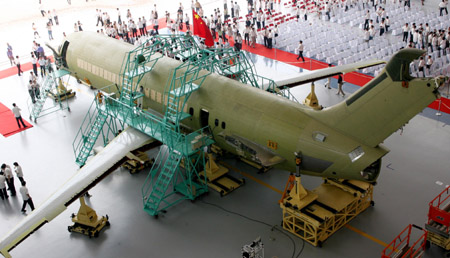Finishing touches made to home-grown jetliner