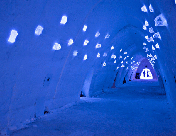 Ice hotel in Montreal