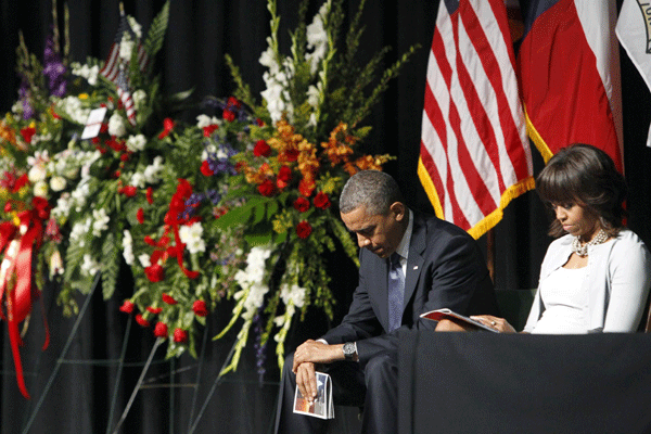 Memorial service for Texas blast victims