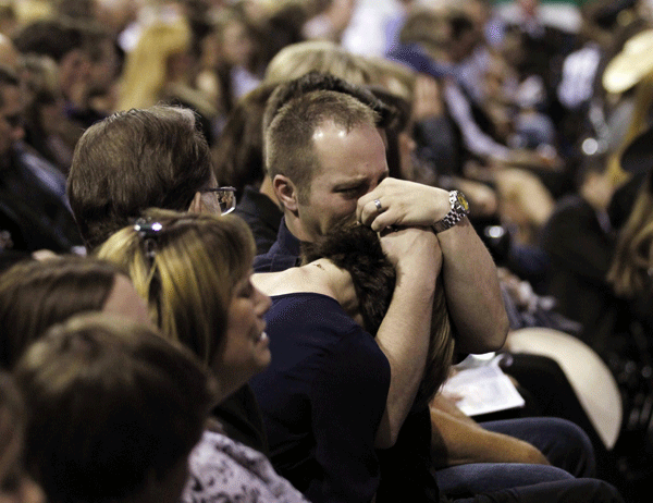Memorial service for Texas blast victims