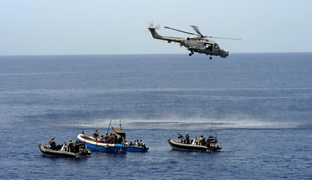 Pirate vessels seized in the Gulf of Eden