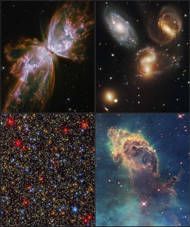 Newly fixed Hubble's deep space photos again amaze