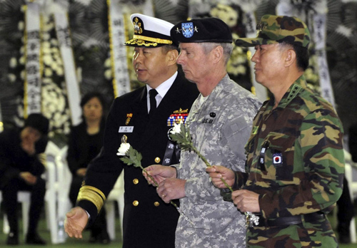 South Korea mourns victims of sunken warship