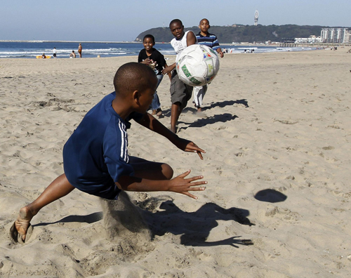 Enjoy a sunny day at Durban beach