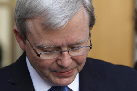 Gillard replaces rudd, becomes Australia's 1st female PM