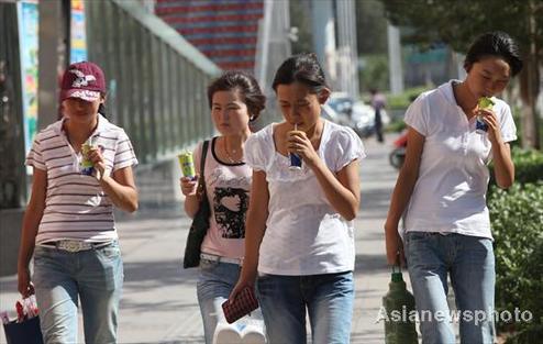 Strong winds blow in Xinjiang