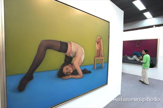 World artists show their works in Beijing
