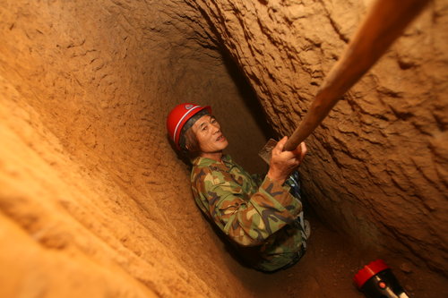 Man digs extra room under his house