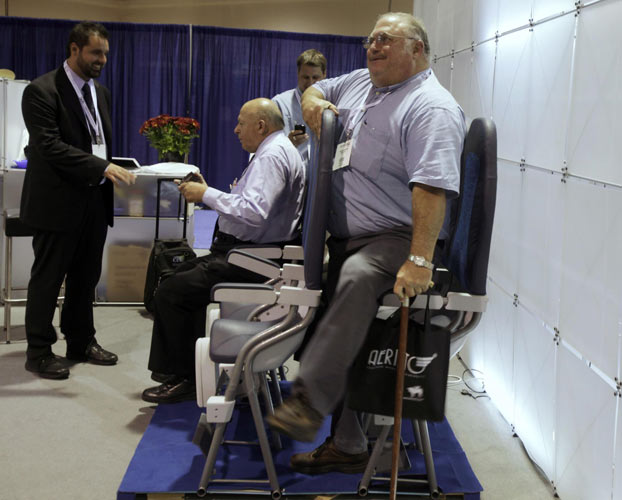 Italian aircraft has only 23 inches of legroom