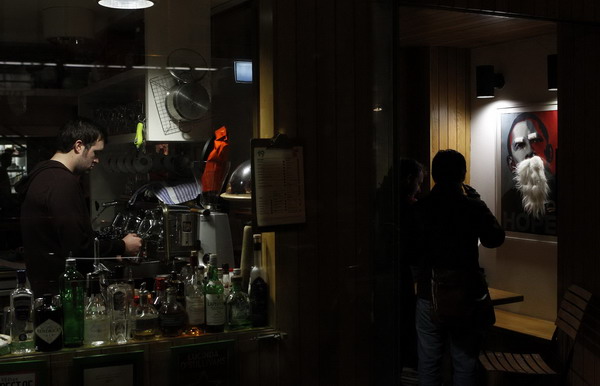 A Barack Obama in Santa Claus' style