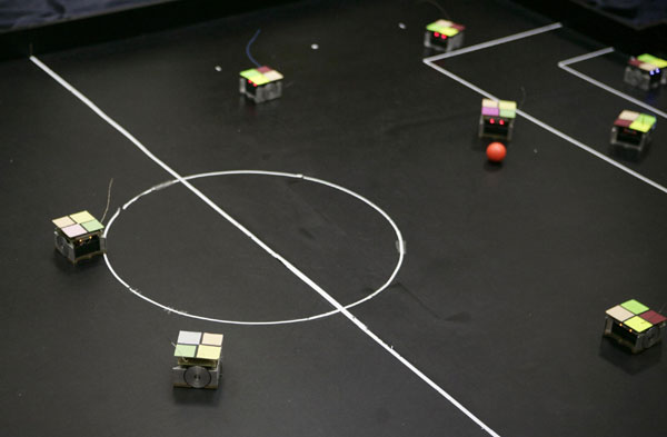 European robotic soccer competition in Kosovo