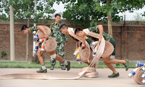 Firefighters compete in national skills contest