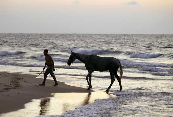 Sunset in Gaza city Sunset in Gaza city