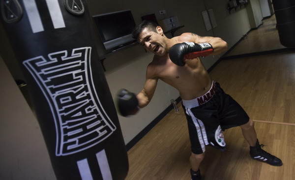 A peek into boxer Martinez's training day