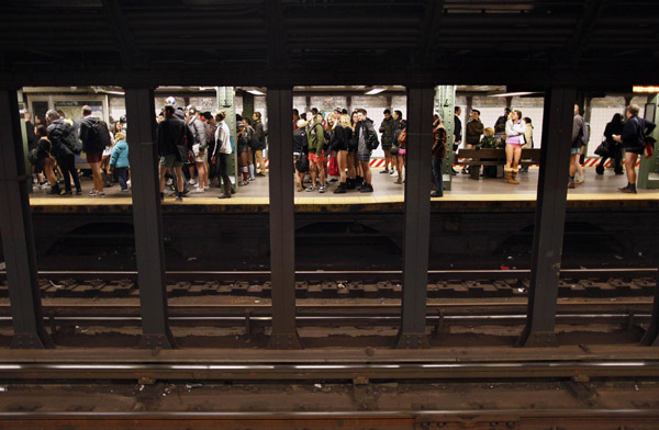 'No Pants Subway Ride' around the world 'No Pants Subway Ride' around the world