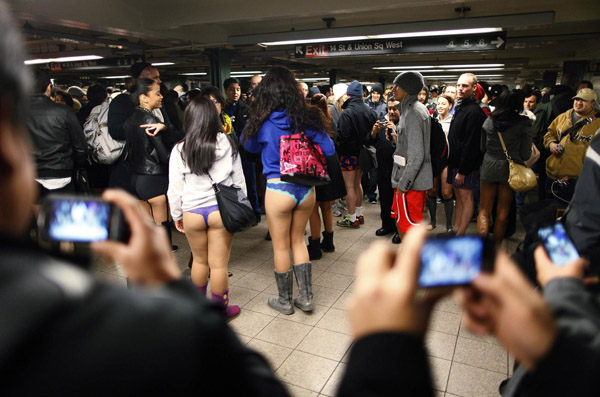 'No Pants Subway Ride' around the world 'No Pants Subway Ride' around the world