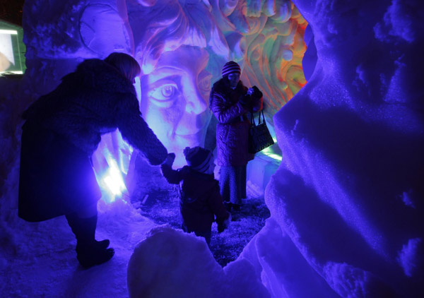 Frost city in Moscow Frost city in Moscow