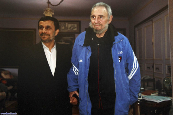 Iranian President Ahmadinejad meets with Castro Iranian President Ahmadinejad meets with Castro