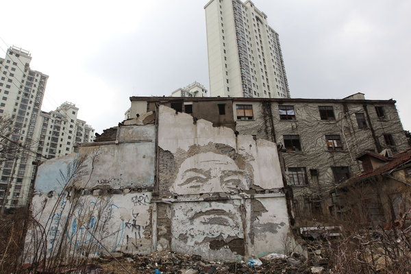 Art rises from rubble in Shanghai