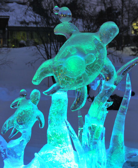 Finnish ice sculpture competition