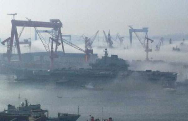 China's aircraft carrier completes sea trial