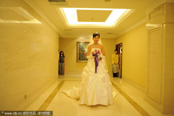 Chen Nan's wedding slam dunk