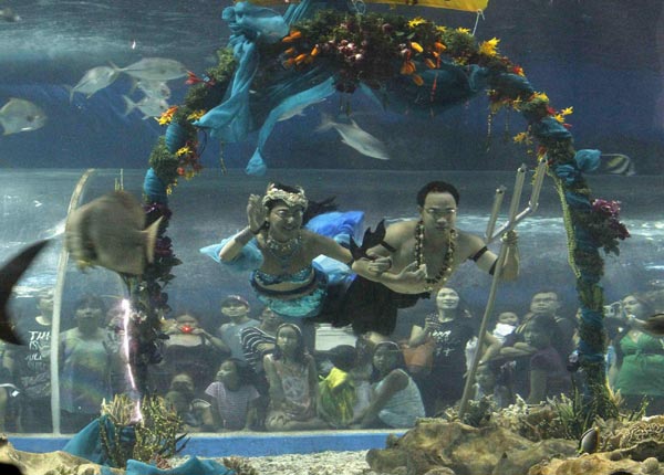 Flowers of May festival at ocean park