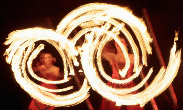 Fire festival in Minsk