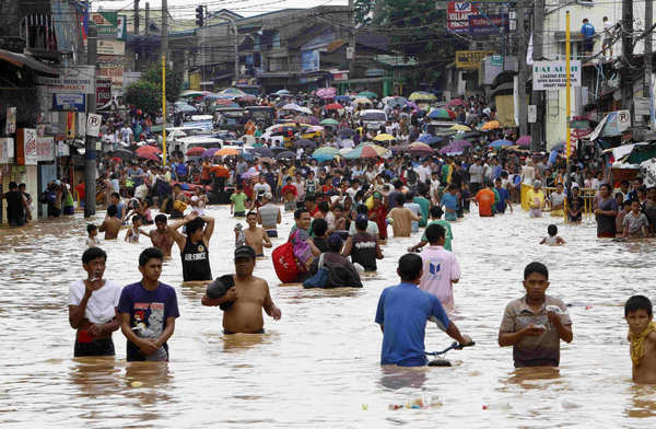 Philippine capital submerged in floods
