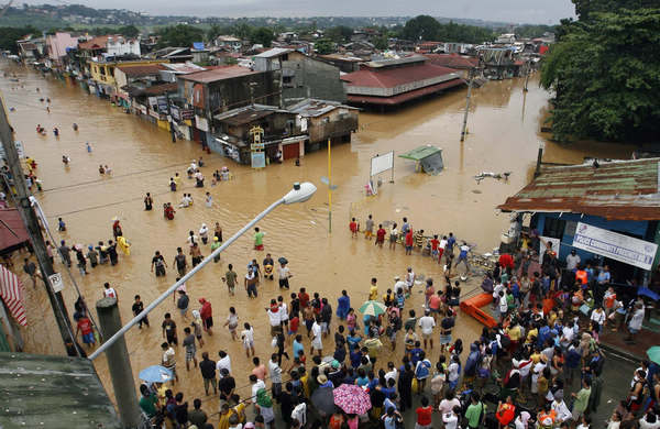 Philippine capital submerged in floods