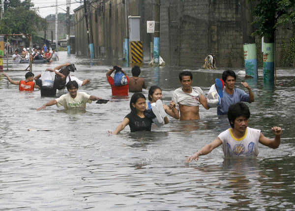 Philippine capital submerged in floods