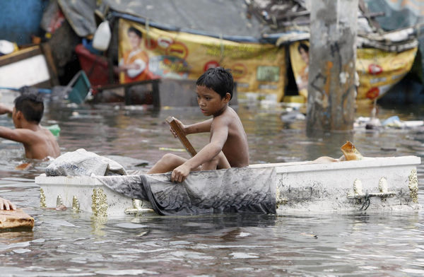Philippine capital submerged in floods