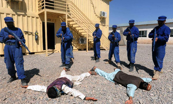 Training for police and army held in Afghanistan