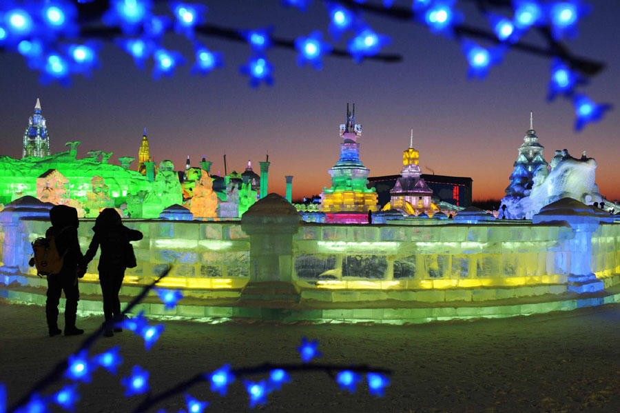 29th Harbin International Ice and Snow Festival Harbin Int'l Ice and Snow Festival kicks off
